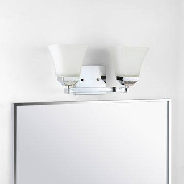 Staunton Iron/Glass Modern Cottage LED Vanity Light